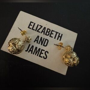 Elizabeth & James Gold Earrings